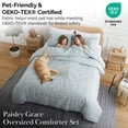 thumbnail image 5 of Paisley Grace Printed Duvet Cover Set by SouthShore Fine Linens, 5 of 9