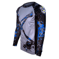thumbnail image 3 of Men's Motocross Jersey Black, Blue Camo Urban X by Rated x Moto MX, ATV, Dirt Bike XL, Extra Large, 3 of 6
