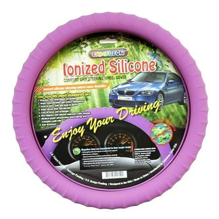 Cameleon Cover 150G- PURPLE IONIZED New Silicone Purple Steering Wheel Cover