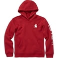 thumbnail image 2 of Carhartt Sweat à Capuche Graphique à Manches Longues pour Garçons, Tango Rouge, 4, 2 of 6