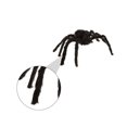 thumbnail image 3 of FELTECHELECTR Peluche de araña grande negra de 20 pulgadas para Halloween, decoración aterradora para casa embrujada, decoración de patio interior y exterior., 3 of 7