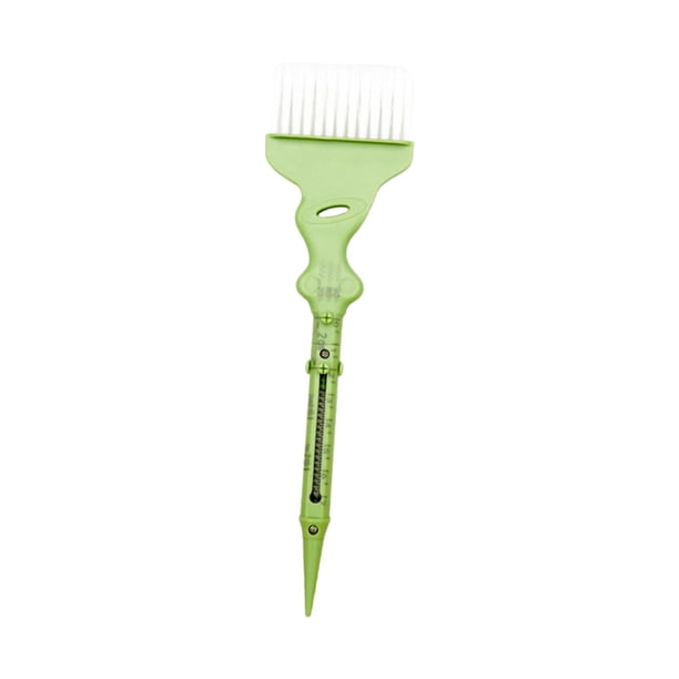 Peine para Teñir El Cabello, Herramienta de Bricolaje para Salón con Escala Graduada, Herramienta para Teñir El Cabello, Cepillo para Teñir El Cabello Verde