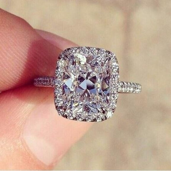 Fashion Anniversary ring 925 Sterling silver Moissanite Engagement Wedding Band Rings for women Men Finger Party Jewelry