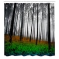 thumbnail image 3 of Ambesonne Shower Curtain, , 69"Wx70"L, Green Orange, 3 of 5