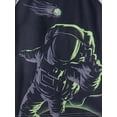 thumbnail image 2 of Wonder Nation Boys Short Sleeve Graphic Tee and Wide Leg Pants Sleep Set, 2-Piece, Sizes 4-18, 2 of 3