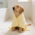 thumbnail image 7 of Pet Hooded Bathrobe Fast Dry Washable Towel Wrap for Dogs Cats Lightweight Cozy Absorbent Drying Coats for Home Travel, 7 of 7