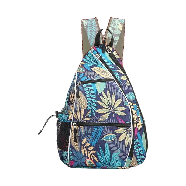 Mochila Pickleball, bolsa de tenis, protección ligera y multifuncional para Pickleball Azul Cola Cubierta de Pickleball