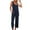Navy, variant on Staron Summer Jumpsuits for Women Casual Strap Sleeveless Loose Solid Jumpsuit, Gray M