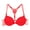 Red, variant on XMMSWDLA Women's Strappy Sports Bra Criss Cross Back V Neck Yoga Workout Bra Tops Wireless Bras for Women Bras for Women Full Coverage