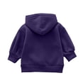 thumbnail image 5 of Children's Jacket Dqueduo Boys And Girls Button Down Hooded Fleece Long Sleeve Pocket Casual Coat Jacket Navy 5-6 Years, 5 of 10