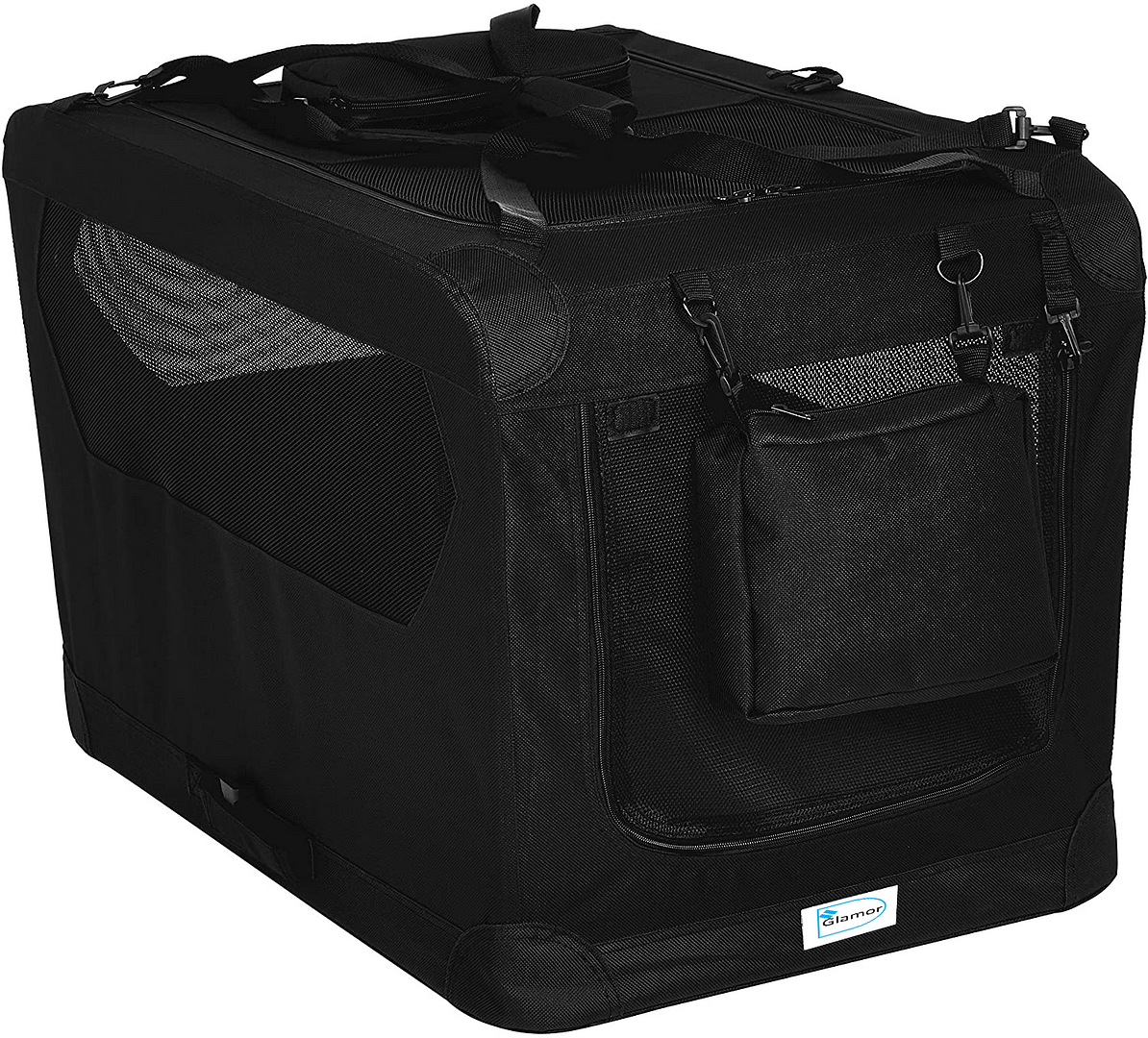 Glamor Design Folding Portable Soft Pet Dog Crate Carrier Kennel