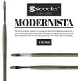 thumbnail image 4 of Escoda Modernista Tadami Synthetic Mongoose Brush - Bright, Long Handle, Size 8, 4 of 5