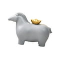 thumbnail image 4 of Estatua de caballo de dinero, decoración de mesa, adorno decorativo de animal, inauguración de la casa Gris, 4 of 9