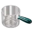thumbnail image 3 of Taza medidora de café, taza de leche de vidrio de borosilicato alto con asa, dos unidades de medida, taza de leche de vidrio expreso para uso diario verde y 125ml, 3 of 8