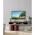 thumbnail image 4 of Furniture of America Astro Black and Gold Wooden Wall Mounted 60-inch TV Stand, 4 of 6