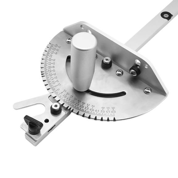 Miter Gauge Aluminum Alloy Handle Bench Table Saw Router Woodworking Ruler