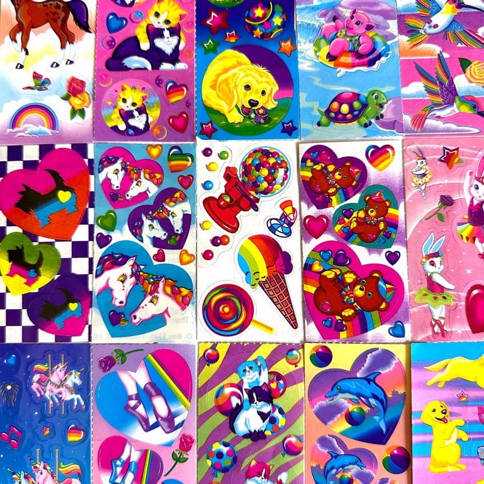 lisa frank over 600 stickers!