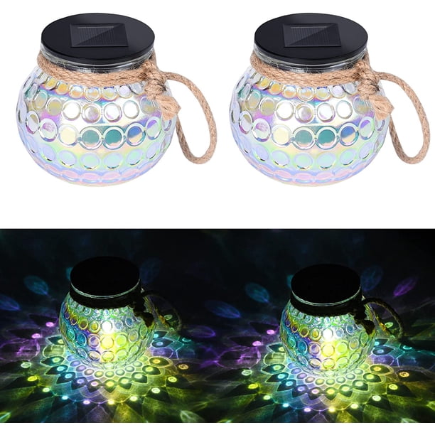 Luces solares para exteriores, 2 piezas de luces LED para exteriores, luces solares para decoración de jardín al aire libre, luces solares, luces de jardín impermeables para jardín, patio, césped, pasillo ShuxiuWang 8390605891434