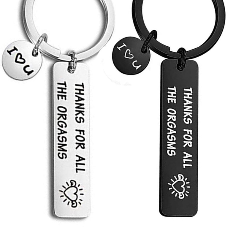 Drive Safe Keychain Gift For Him/Her - Sentimental Stainless Steel Keyring For Boyfriend, Husband, Wife