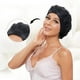 thumbnail image 4 of Gorro de dormir, seda, negro, 4 of 5