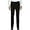 Black, variant on Men's Big & Tall Flat Front Performance No Iron Gabardine Dress Pants with Extendable Waistband