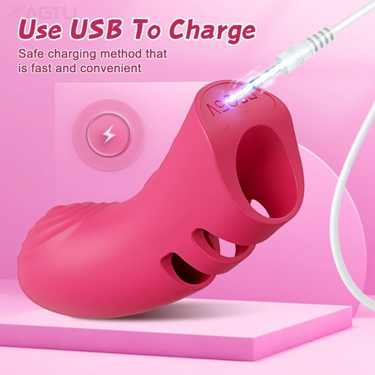 Xbonp Finger Vibrator Adult Sex Toys for Women, Adult Toys with 10  Vibrations & Heating Function - Walmart.com