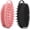 Black & Pink, variant on 2 Pack Silicone Body Scrubber, Loofah Double-Sided Body Brush,Shower Scrubber and Scalp Massager Shampoo Brush for Sensitive Kids Women Men All Kinds of Skin