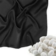 thumbnail image 6 of PiccoCasa 19 Momme Pure Silk Pillowcase with Envelope Closure, Standard Black, 6 of 8