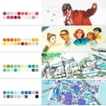 thumbnail image 4 of 48 Colors Dual Tip Acrylic Paint Markers Set, 240ml Large Capacity Washable Paint Pens, Non-Bleed & Layerable Art Markers for Coloring, Campus Supplies for Pupils and Pupils, 4 of 8