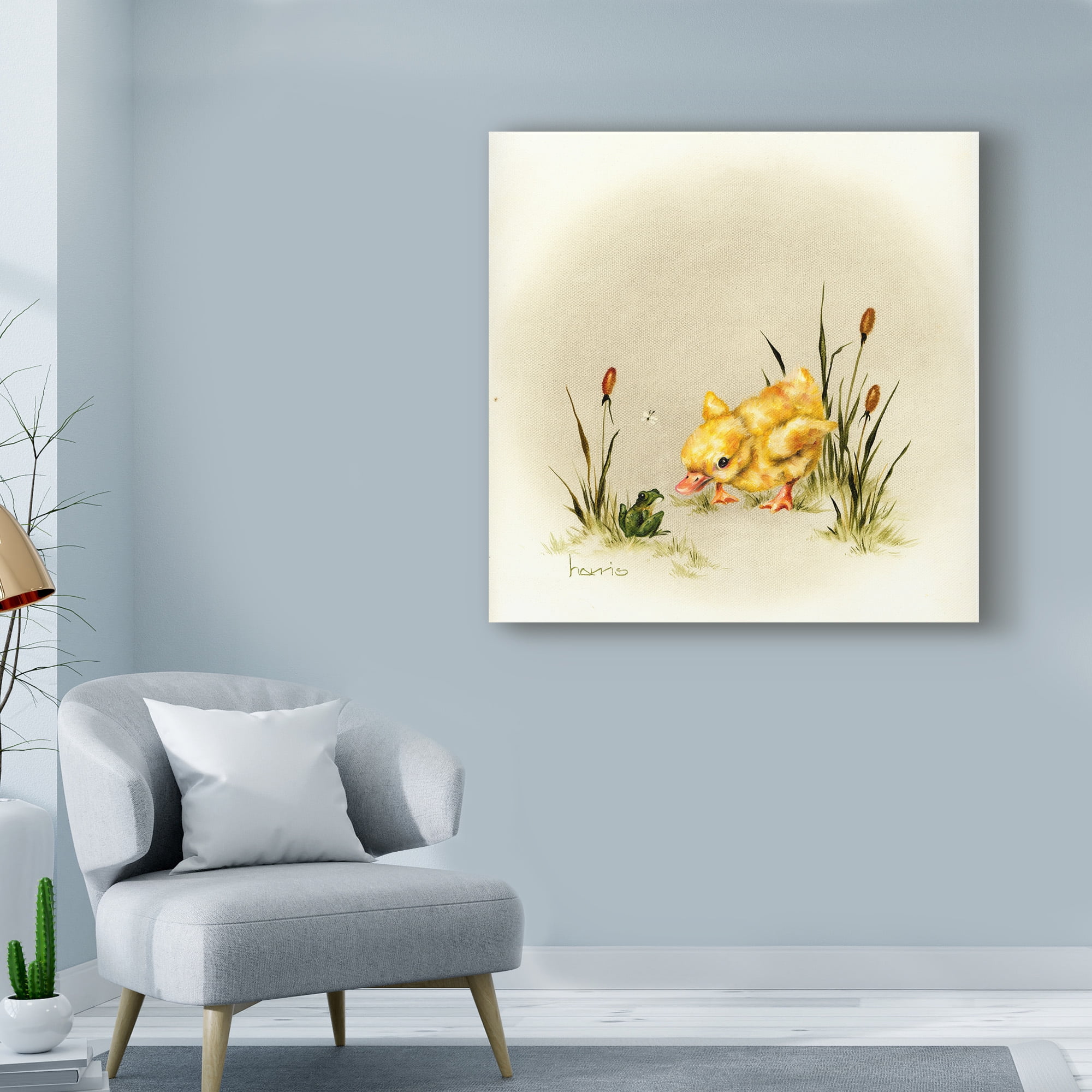 Trademark Fine Art 'Its Always Something' Canvas Art by Peggy Harris