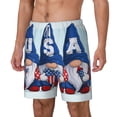 thumbnail image 2 of Gaeub Cute Gnomes in USA Mens Swim Trunks Stretch Beach Shorts Quick Dry for Men Swim Shorts Swimwear with Pockets- XX-Large, 2 of 9