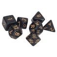 thumbnail image 3 of Juego de Dados DND Dados de Poliedro de Números Dorados de Varios Lados para Juegos de Mesa Interactivos de Mazmorras y Dragones Suministros Escolares ANGGREK Otros, 3 of 8