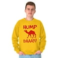 thumbnail image 5 of Hump Day Camel Wednesday Weekday Sweatshirt for Men or Women Brisco Brands 2X, 5 of 6