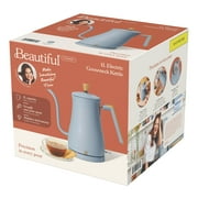 Beautiful 1-Liter Electric Gooseneck Kettle 1200 W, Cornflower Blue by Drew Barrymore