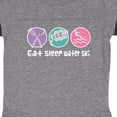 thumbnail image 3 of Inktastic Water Skiing Eat Sleep Water Ski Girls Baby Bodysuit, 3 of 4