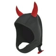 thumbnail image 2 of Cute Diving Hat,  Diving , Devil Horns Shape for Diving Swimming small devil red, 2 of 8