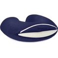 thumbnail image 2 of Coussin tour de cou en mousse mmoire de forme, Bleu Marine, 2 of 4