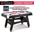 thumbnail image 4 of 5 ft. Air Hockey Table with Electronic Scorer And Pusher and Puck Set by MD Sports, 4 of 10
