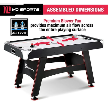 ESPN - 5' Air Powered Hockey Table with LED Electronic Scorer