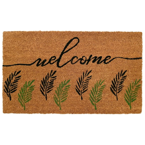 Calloway Mills Traditional Brown Coir Indoor Doormat, 1' x 2'