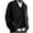 1Black, variant on Men's Fasion Casual Solid Color Button Pocket Jacket Long Sleeved Hoodless Casual Outwear & Jackets Men Polyester Jacket