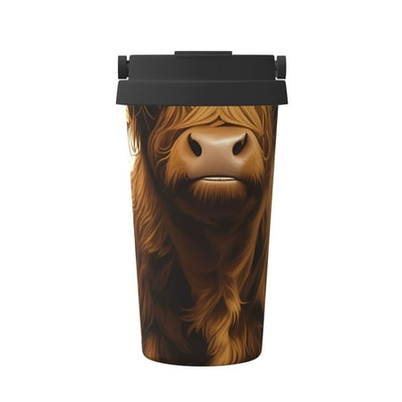 

Junzan Cow With Butterflies Lilies for Stainless Steel Vacuum Insulated Tumbler - Reusable Insulated Cold Brew Iced Coffee Cup Thermos -Gifts for Women Men Him Her