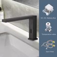 thumbnail image 1 of Grifo de fregadero de baño sin contacto, Sensor automático de manos libres, grifo de lavabo de baño inteligente, grifo de fregadero frío/mezcla, 1 of 5
