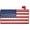 American Flag, variant on Colorful Rainbow Tree of Life Branch Mailbox Cover Magnetic Mailbox Wraps Post Box Cover Décor 21x18 in