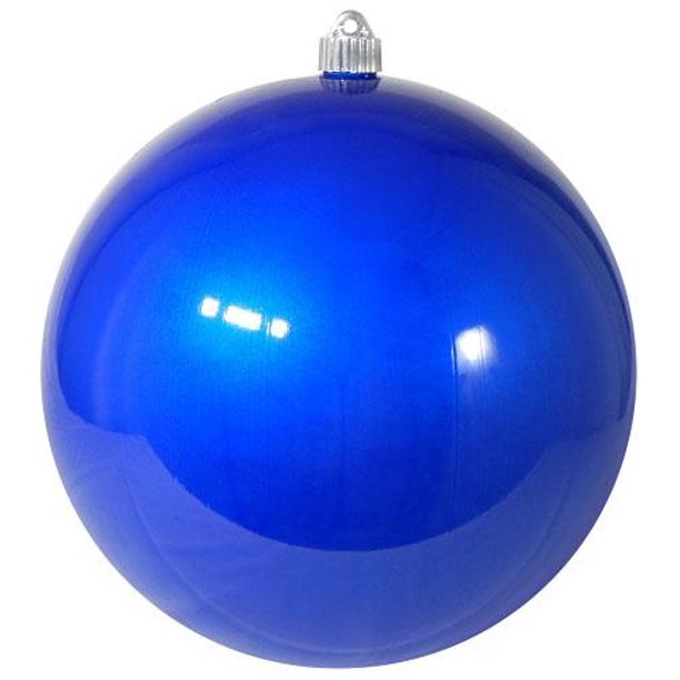 Shatterproof Large Ball Ornament, 8" (200mm), Candy Blue