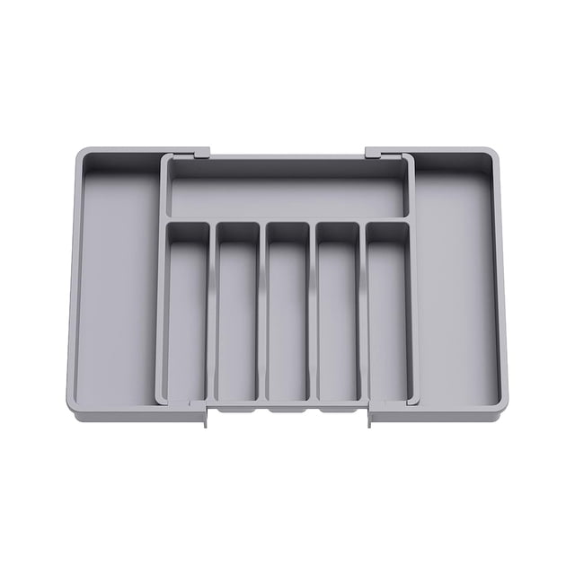 relayinert Premium Drawer Tray For Durable And Stylish Storage Solution Large Capacity Expandable Drawer Tray gray