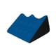 thumbnail image 3 of Almohada de cuña para cama, cojín para la espalda, espuma viscoelástica para el hogar, cómoda almohada de masaje para piernas Azul profundo, 3 of 9