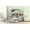 Gray, variant on HICOMILA Wooden Twin Size House Bed with 2 Drawers & Storage Shelf, Wood Bed Frame with Roof for Teens, Boys or Girls, Fun Play & Sleep Space, Sturdy Pine Frame, White