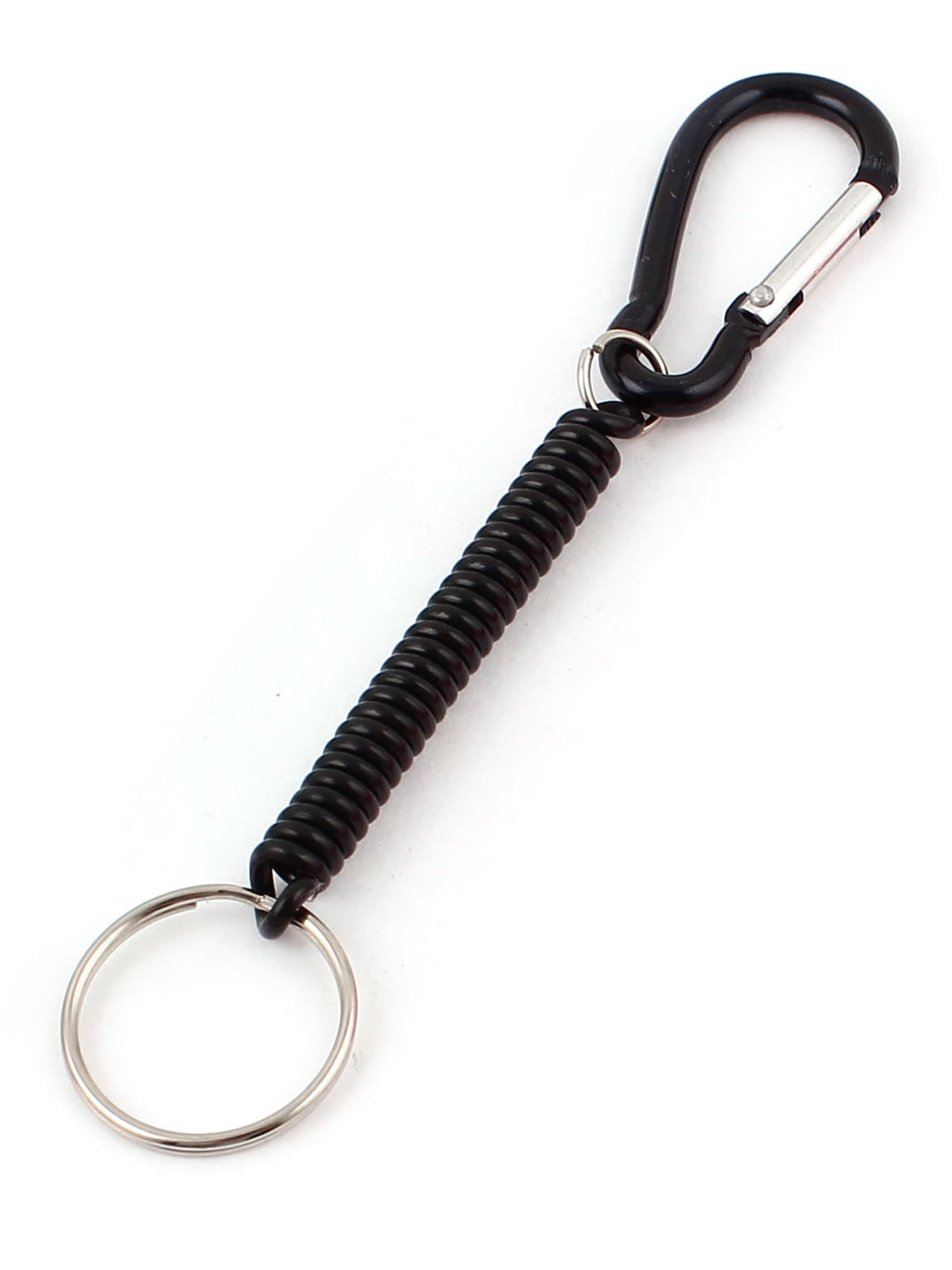 4Pcs Flexible Spring Stretchy Coil Keychain Keyring Strap Key Holder