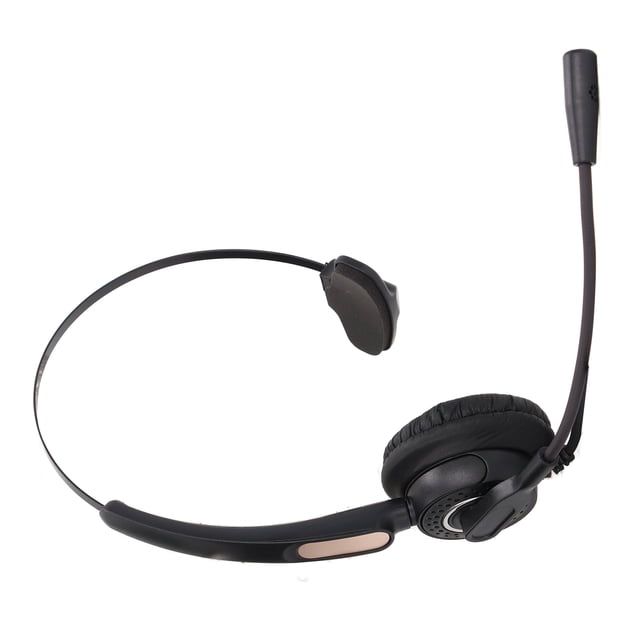 Auriculares de servicio al cliente, auriculares telefónicos RJ9 con cancelación de ruido para centro de llamadas, auriculares comerciales con micrófono y funcionalidad de alta precisión
